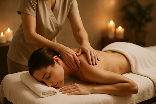head neck and shoulders massage